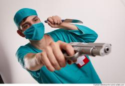 FALCO DOCTOR WITH GUN AND KNIFE